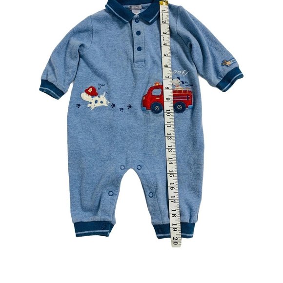 Carter's One Piece Long Sleeve One Piece Firetruck - Picture 4 of 5